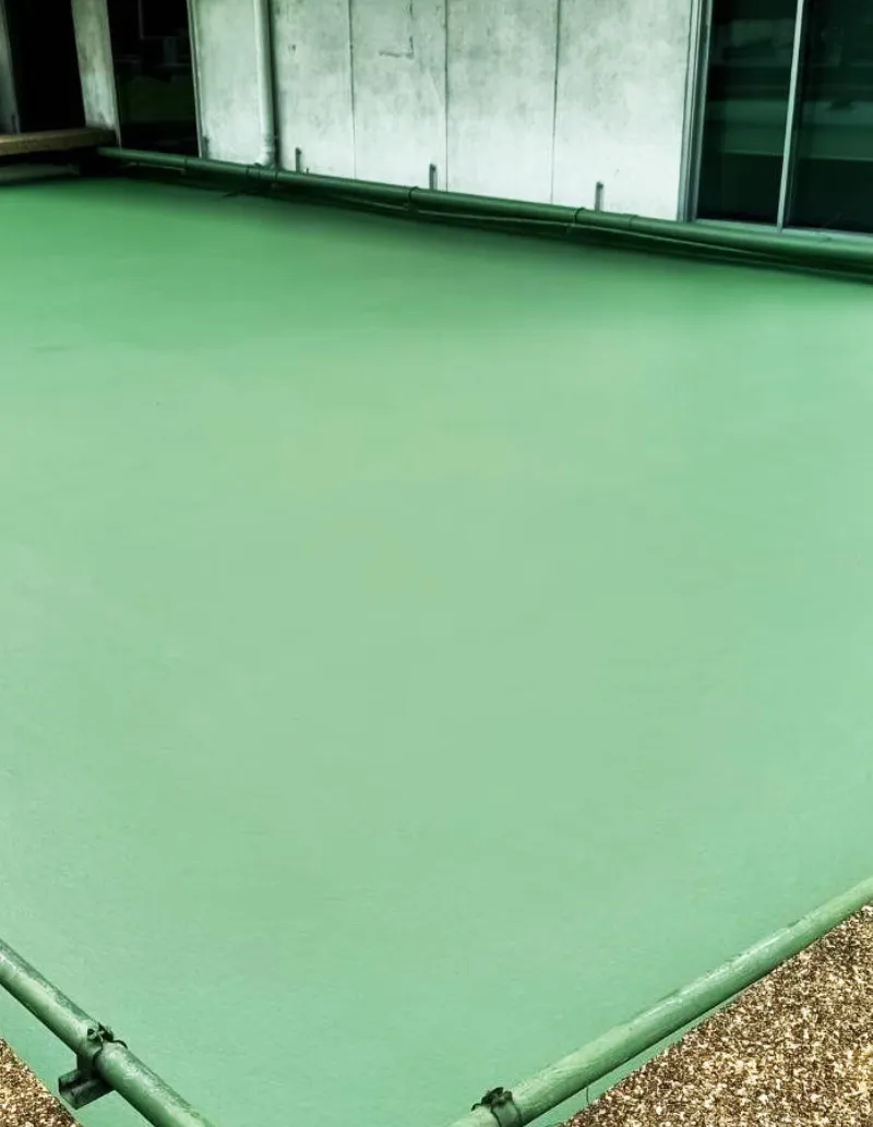 รับติดตั้งงานเคลือบผิวคอนกรีตพื้นอีพ็อกซี่ Epoxy | พื้นโรงงาน